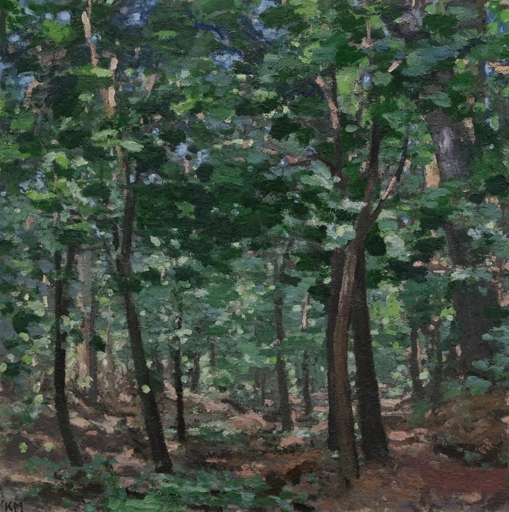 Maples, 60&quot; x 60&quot;, Oil On Canvas